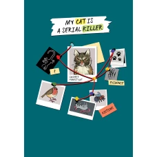 Блокнот My Cat Is a Serial Killer (А5 144 стр. серый кот)