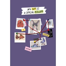 Блокнот My Cat Is a Serial Killer (А5 144 стр. сфинкс)