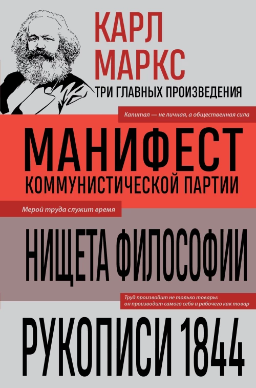 Карл Маркс. Манифест коммунистической партии. Нищета философии. Рукописи 1844