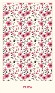 Мини ежедневник. Пчелы в кустах (А6 80 л. мягкая обложка)