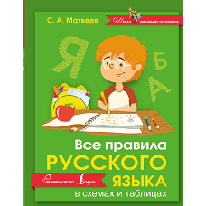 Все правила русского языка в схемах и таблицах