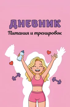 Дневник питания и тренировок. 10 недель которые перезагрузят твое тело (розовый 88 л. на пружине)