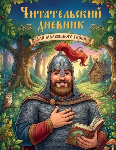 Читательский дневник для начальных классов. Богатырь (32 л. цветной блок)