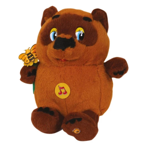 МЯГКАЯ ИГРУШКА МУЛЬТИ-ПУЛЬТИ ВИННИ ПУХ ИЗ М/Ф, С АКСЕСС., РУСС. ЧИП В ПАК. 15СМ